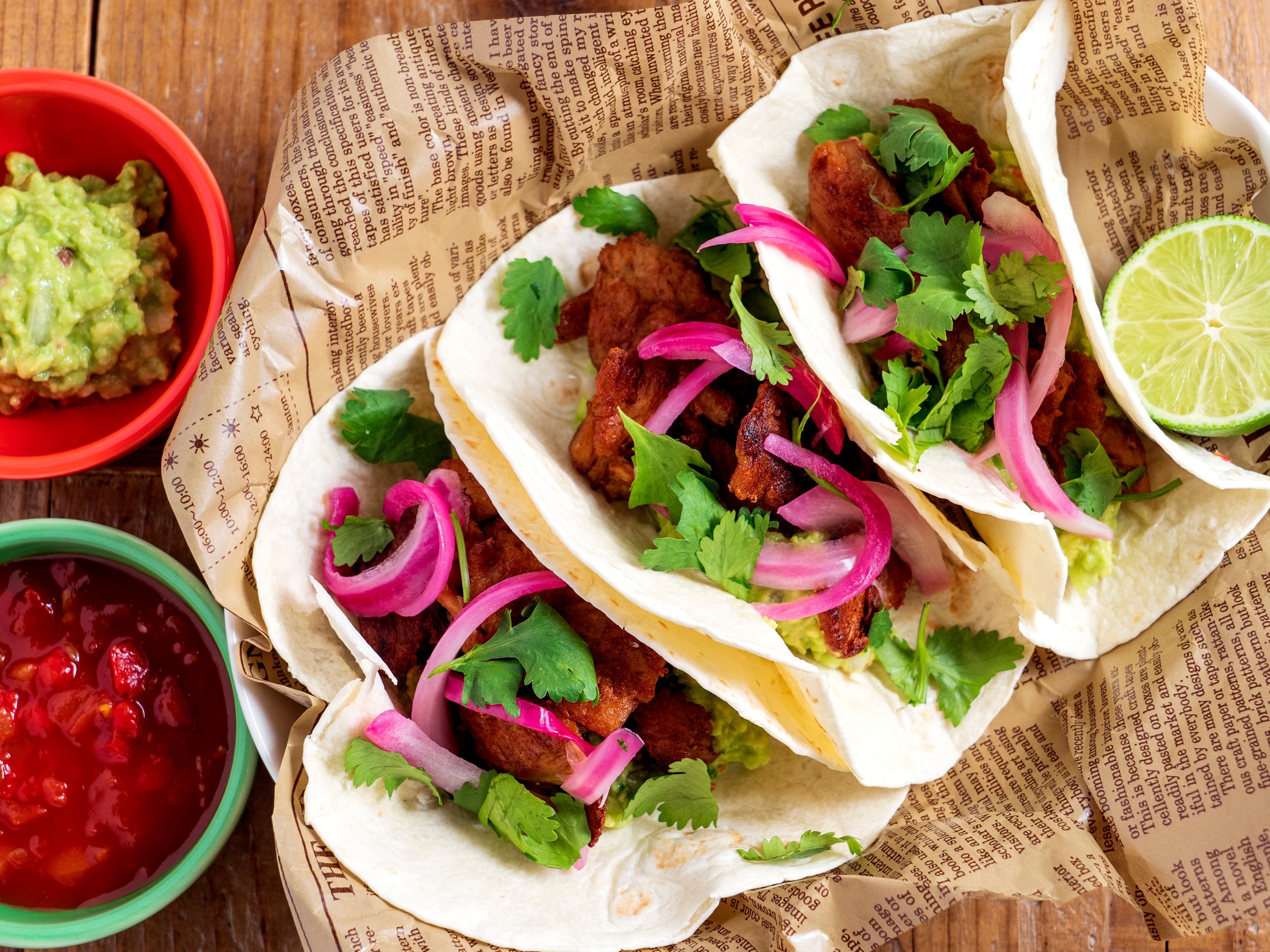 NEXTハラミとアボカドワカモレの本格タコス