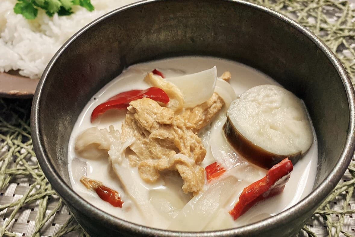 NEXTハラミを使ったピリ辛ココナッツシチュー